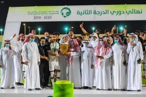 فريق هجر بطلاً لدوري الدرجة الثانية لكرة القدم