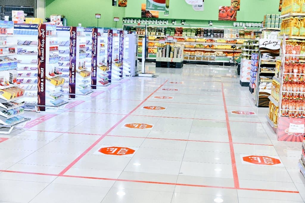 التدابير الاحترازية في المحلات التجارية