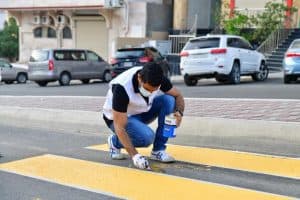 إطلاق مبادرة تحديد مسارات المشاة في مكة