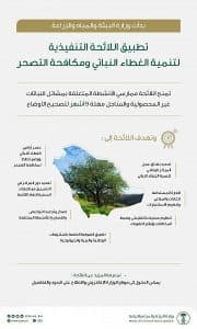 بدء تطبيق اللائحة التنفيذية لتنمية الغطاء النباتي ومكافحة التصحر