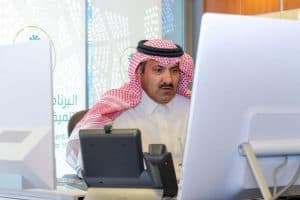 السفير آل جابر يلتقي بسفيرة بلجيكا لدى المملكة