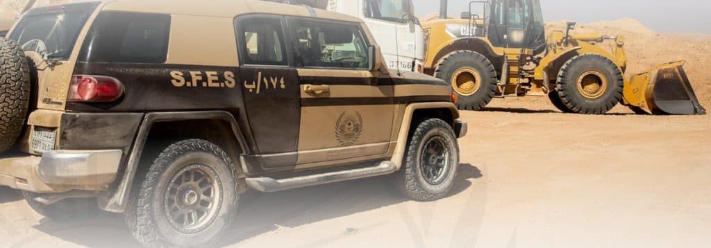 الأمن البيئي يضبط نقل الرمال وتجريف الأرض