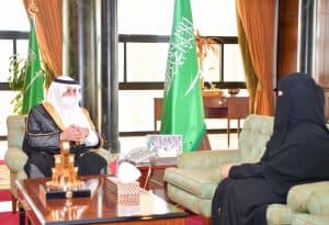 أمير تبوك يستقبل عضو مجلس الشورى الدكتورة أميرة البلوي