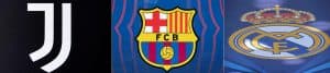 فتح تحقيق تأديبي لريال مدريد وبرشلونة ويوفنتوس