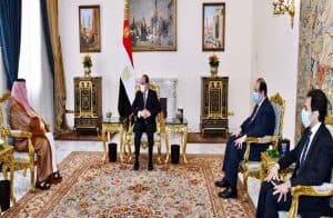الرئيس المصري يستقبل تركي آل الشيخ