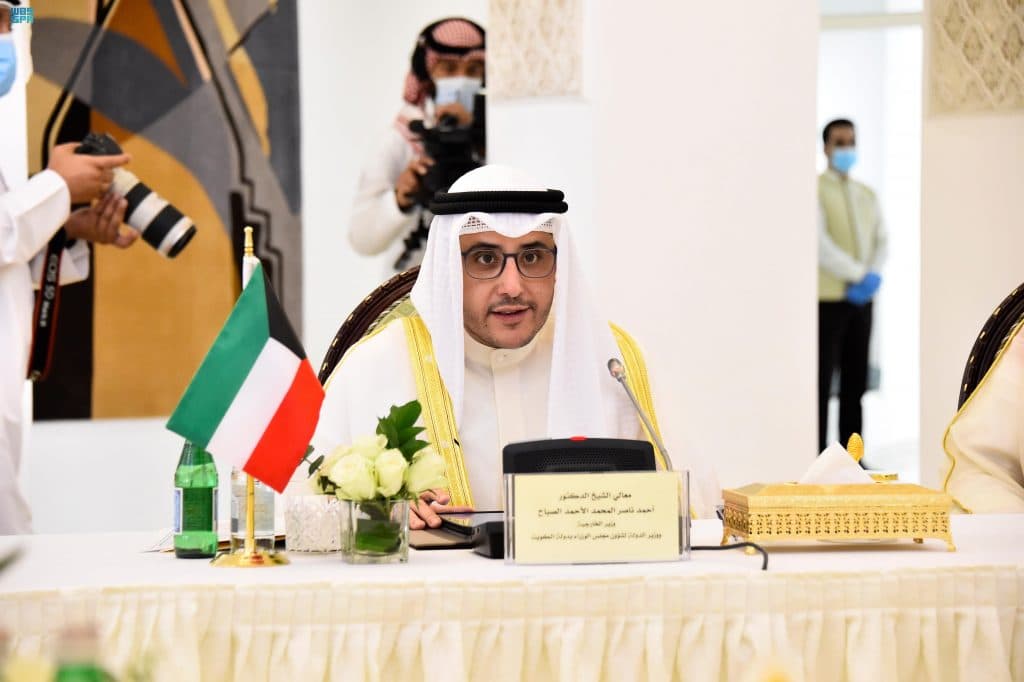 وزير الخارجية وزير الكويتي الشيخ الدكتور أحمد ناصر المحمد الصباح