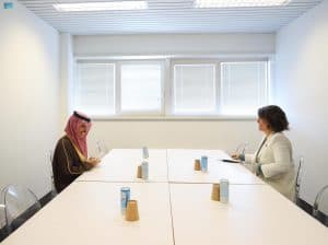 الأمير فيصل بن فرحان يلتقي وزراء خارجية ليبيا وفرنسا وهولندا والمبعوث الأممي لسوريا