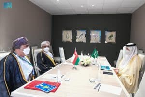 م. الجاسر يلتقي بوزير النقل والاتصالات وتقنيَّة المعلومات العُماني