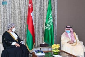 القصبي بحث مع وزير التجارة والصناعة وترويج الاستثمار العُماني زيادة التبادل التجاري