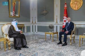 الرئيس التونسي يلتقي بسفير المملكة