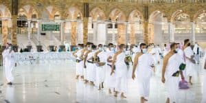 4 نقاط تجمع لاستقبال المعتمرين والمصلين في المسجد الحرام
