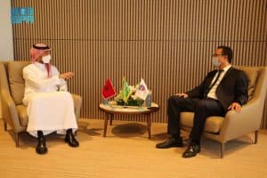 رئيس الاتحاد العربي يطلع على مرافق مركب محمد السادس الرياضي