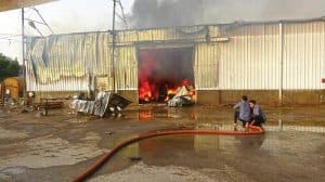 مصدر عسكري يمني: ميليشيا الحوثي قصفت منشأة صناعية في الحديدة