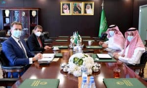 السفير آل جابر يلتقي بالسفير الألماني لدى اليمن