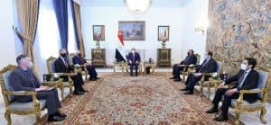 الرئيس المصري يستقبل رئيس لجنة العلاقات الخارجية بمجلس الشيوخ