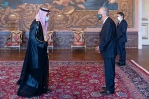 الأمير سعود بن عبدالمحسن يقدم أوراق اعتماده سفيرًا لخادم الحرمين لدى البرتغال