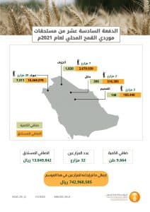 “مؤسسة الحبوب” تصرف مستحقات الدفعة الـ 16 لمزارعي القمح المحلي