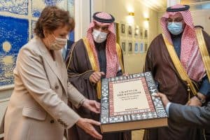 وزير الثقافة بحث مع نظيرته الفرنسية تعزيز التعاون الثقافي بين البلدين