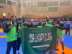 منتخب المصارعة يحقق 3 ميداليات بالبطولة الدولية بمصر