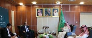 آل جابر يلتقي سفير مصر لدى المملكة