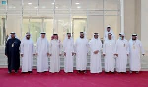 الوفد الإعلامي المرافق لولي العهد يزور وكالة الأنباء الإماراتية