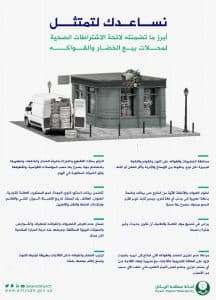 أمانة الرياض: 8 اشتراطات صحية خاصة بلائحة الخضار والفواكه تحت مجهر المراقبين الصحيين