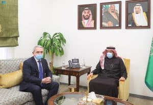 نائب وزير الخارجية يستقبل سفير جمهورية أذربيجان لدى المملكة
