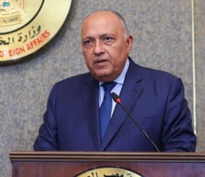 وزير الخارجية المصري يؤكد موقف بلاده من ضرورة نزع السلاح النووي