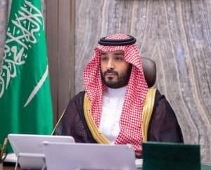 ولي العهد يتلقى اتصالاً هاتفياً من رئيس أوكرانيا