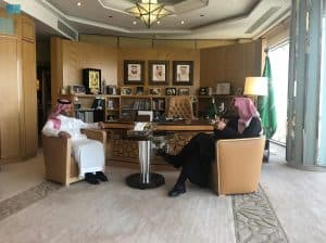 سفير المملكة لدى مصر يستقبل رئيس هيئة الهلال الأحمر السعودي