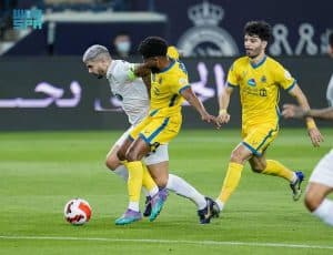 النصر يعود لوصافة الدوري مؤقتاً عبر رباعية في مرمى الشباب