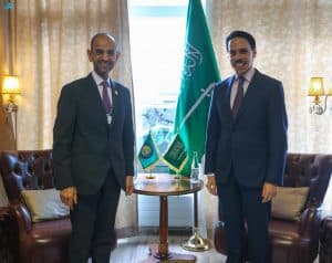 سمو وزير الخارجية يلتقي بالأمين العام لمجلس التعاون الخليجي