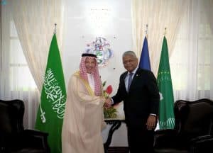 رئيس جمهورية سيشل يستقبل معالي المستشار أحمد قطان