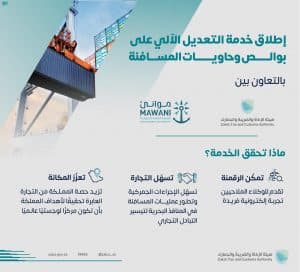 “الزكاة والضريبة والجمارك” تُطلق خدمة التعديل الآلي على بوالص وحاويات “المُسافنة”