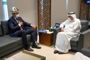 الربيعة يلتقي بسفير جمهورية قيرغيزستان لدى المملكة