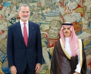 ملك إسبانيا يستقبل سمو وزير الخارجية