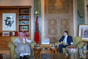 سمو وزير الخارجية يلتقي وزير الخارجية المغربي