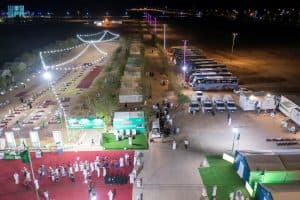 مدينة حجاج أبو عجرم تستقبل طلائع الحجاج العراقيين