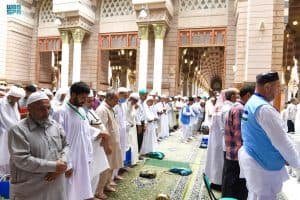 وصول 330 ألف حاج إلى المدينة المنورة