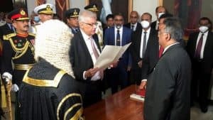 الرئيس السريلانكي الجديد يؤدي اليمين الدستورية