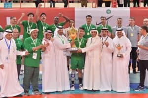 الأخضر الشاب يُتوَّجُ بلقب بطولة غرب آسيا للكرة الطائرة