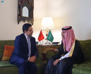 سمو وزير الخارجية يلتقي نظيره المغربي