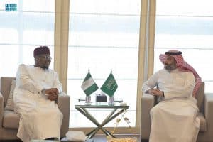 السواحة يناقشُ مع وزير الاتصالات النيجيري التعاون بمجال الاقتصاد الرقمي