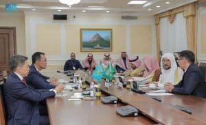 رئيس مجلس الشيوخ في كازاخستان يستقبل وزير الشؤون الإسلامية
