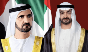 القيادة الإماراتية تهنئ خادم الحرمين الشريفين وسمو ولي العهد بمناسبة اليوم الوطني الـ 92