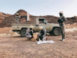 احباط تهريب (300) كجم من مادة الحشيش المخدر