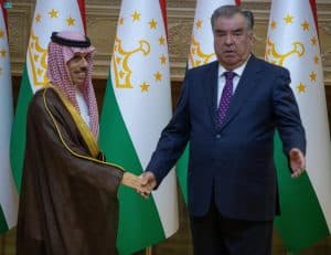 رئيس جمهورية طاجيكستان يستقبل سمو وزير الخارجية