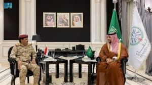 الأمير خالد بن سلمان يلتقي وزير الدفاع اليمني