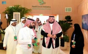 سموُّ رئيسِ “أجفند” يزورُ المعرضَ المصاحبَ لمنتدى مبادرة السعودية الخضراء بشرم الشيخ