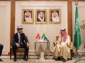 نيابةً عن ولي العهد.. وزير الخارجية يستقبل النائب الأول لرئيس وزراء قرغيزستان